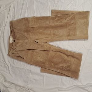 Vintage Margaret Godfrey size 4 Leather cargo Pants